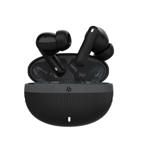 CELLY FEATSOUND ARICOLARI IN-EAR TRUE WIRELESS ANC CANCELLAZIONE ATTIVA DEL RUMORE CON CUSTODIA DI RICARICA USB-C NERO